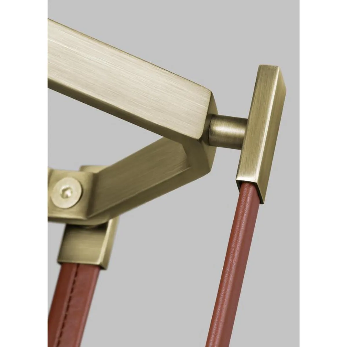 Hadley 12 in. Wall Light Worn Brass finish