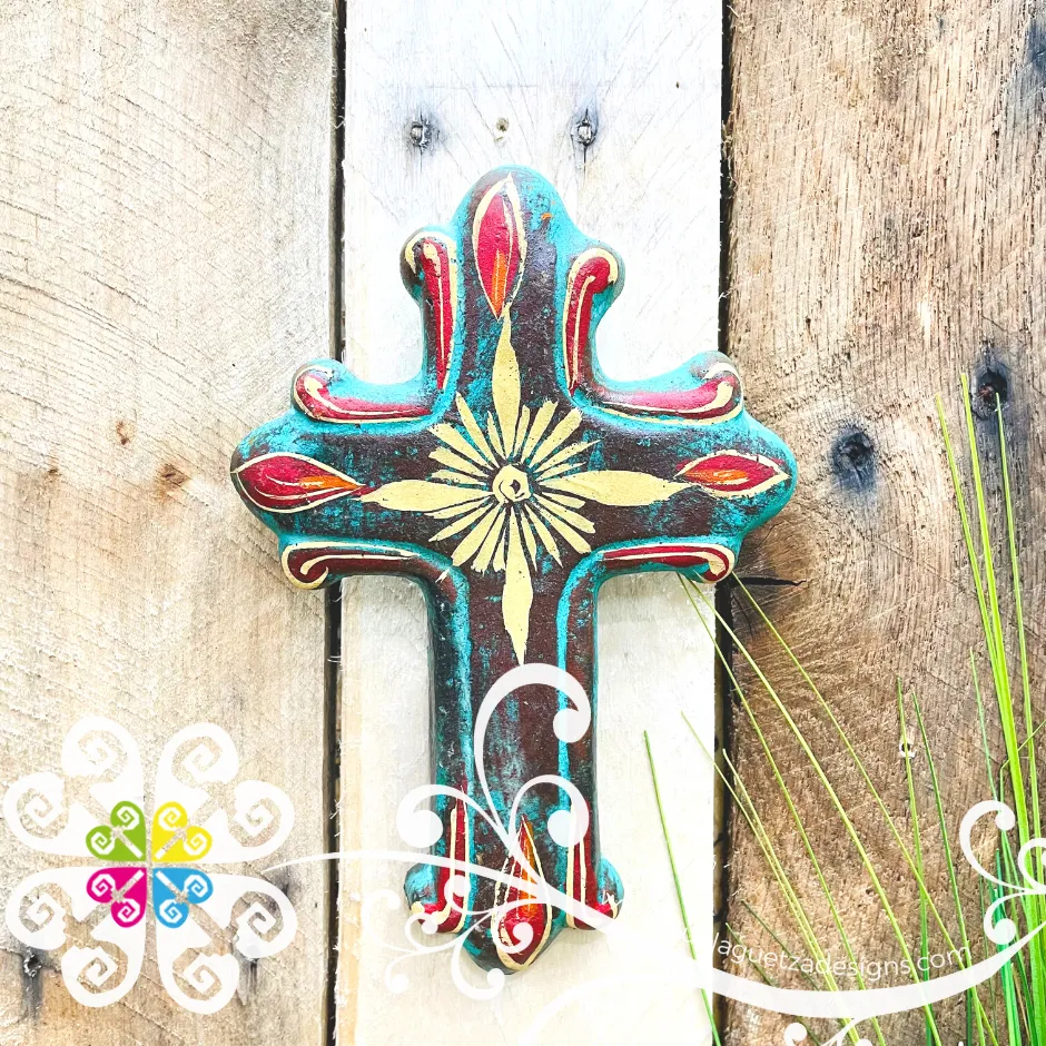 Hand Painted Cross - Cruz Pintada