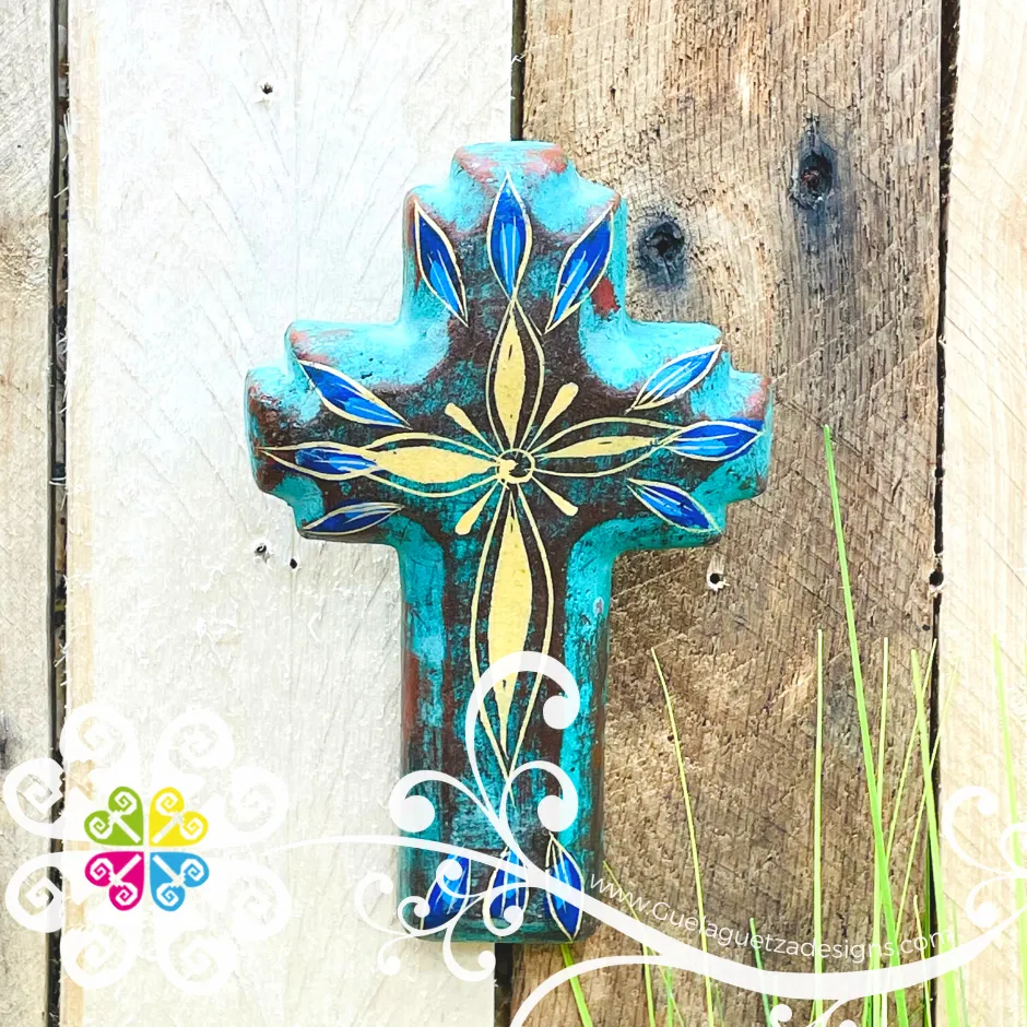 Hand Painted Cross - Cruz Pintada