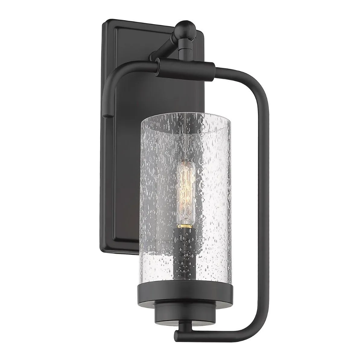 Holden 14 in. Armed Sconce Black Finish