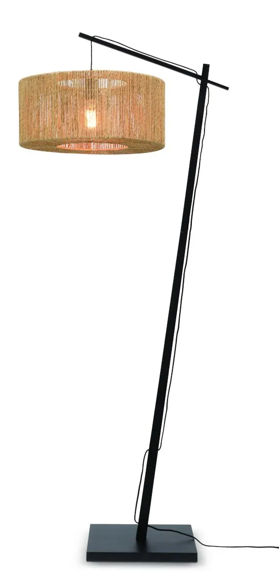Iguazu Columnar Jute Floor Light