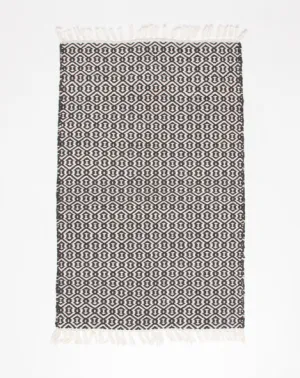 In/Out Charcoal Hexa Rug