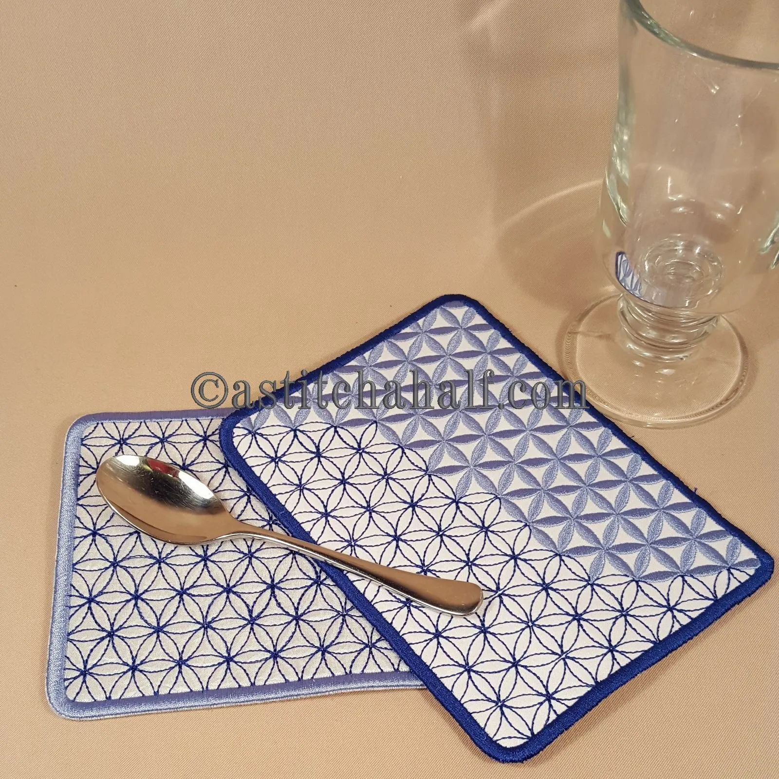 Japanese Sashiko Mug Rugs