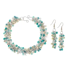 Jewelry Kit, Serenity Shaggy Loops Chain Maille - Bracelet and Earring Set by Weave Got Maille - Limited Edition