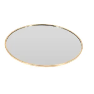 Koopman 25cm Gold Plate Mirror