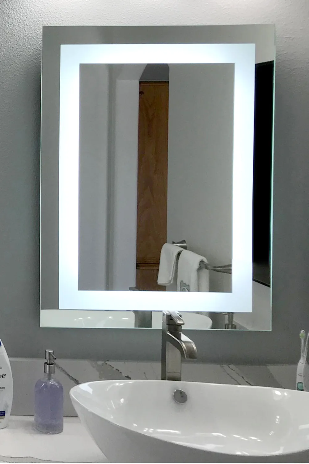 LED Mirror (Front-Lighted) 36" x 40" (or 40" x 36")