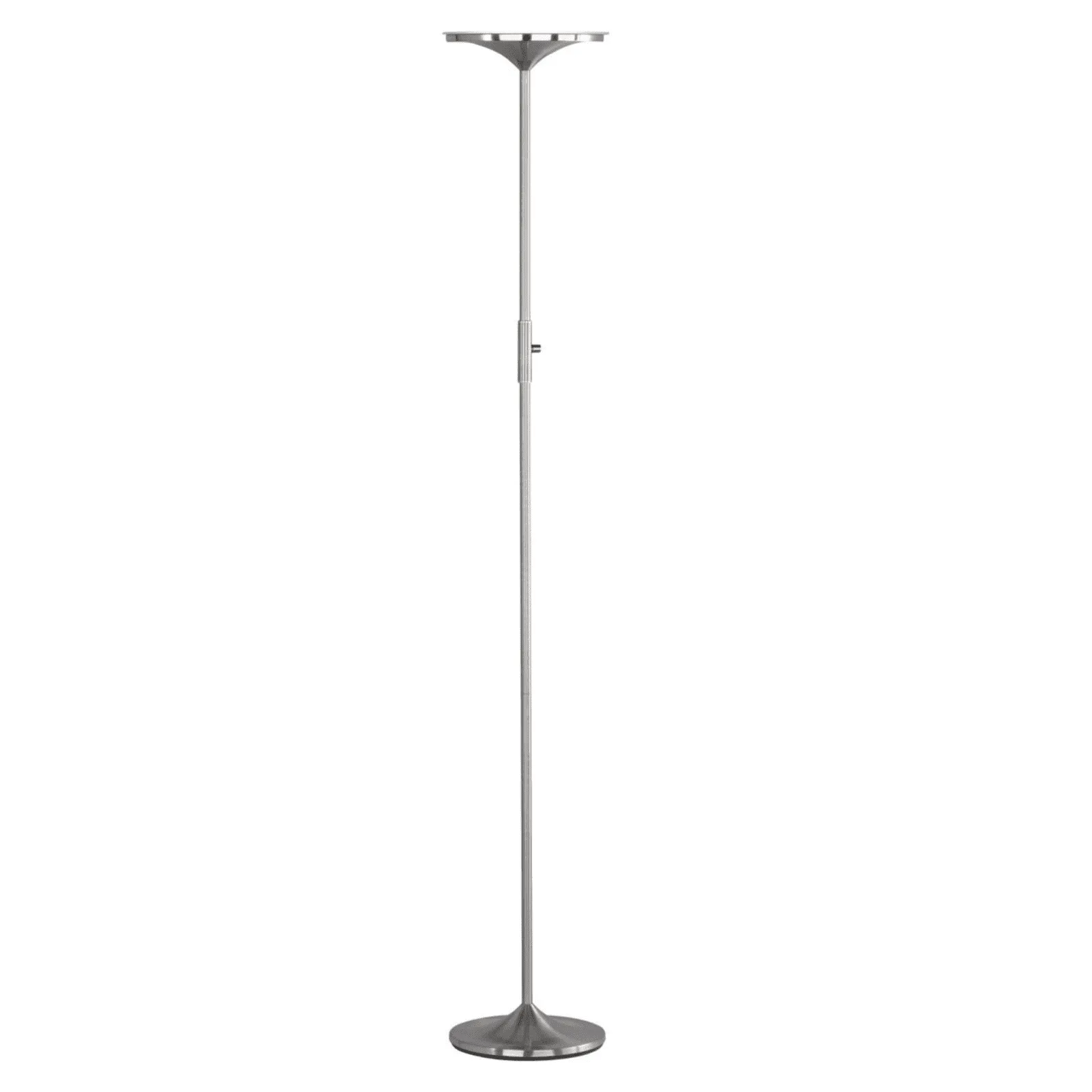 Leipzig LED Torchiere in Satin Nickel