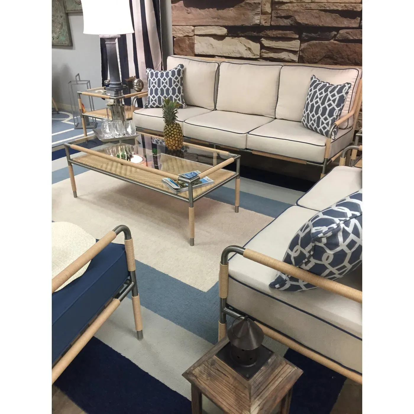 Libby Langdon Hamptons 5229 Slate/Navy Highview Area Rug