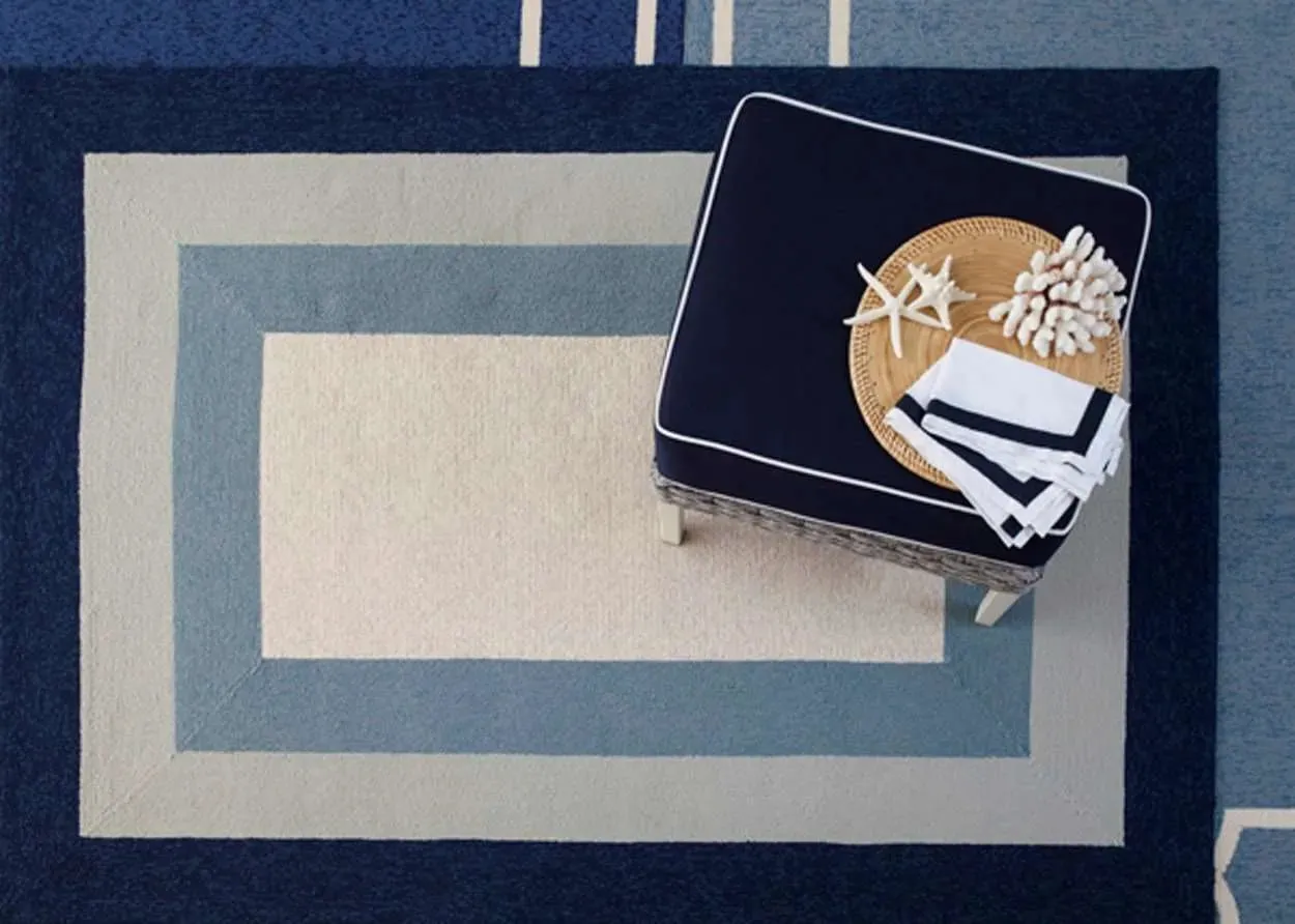 Libby Langdon Hamptons 5229 Slate/Navy Highview Area Rug