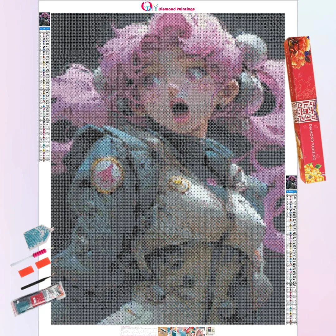 Lively Girl Astronaut