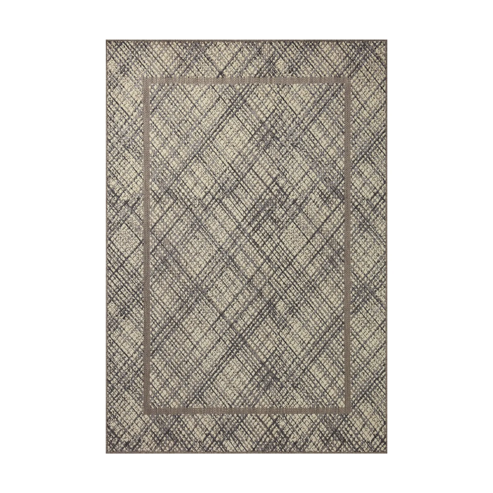 Loloi Rainier Ivory / Charcoal Outdoor Rug