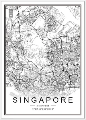 MAP OF SINGAPORE BK RUGS