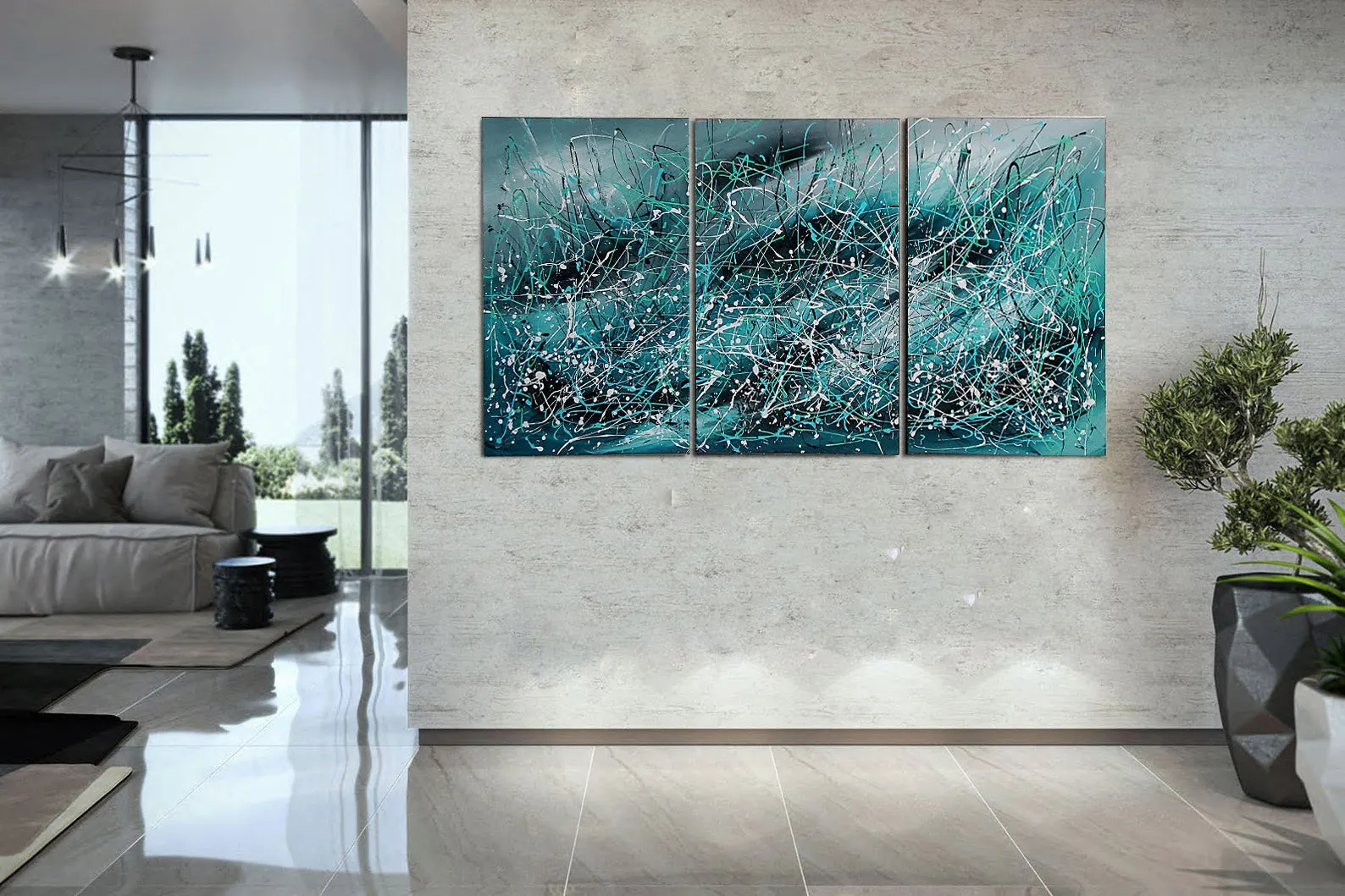 Modern Art 72, Wall Art Home Decor - Beauty in Peace