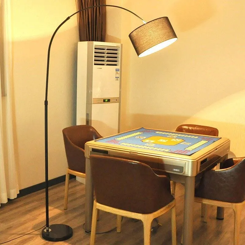 Modern LED Floor Lamp with Marble Base for Study and Bedrooms