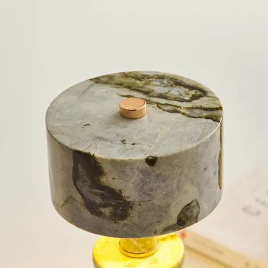 Modern Minimalist Iron Marble USB LED Table Lamp