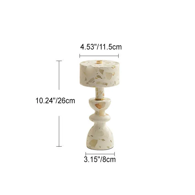 Modern Minimalist Iron Marble USB LED Table Lamp
