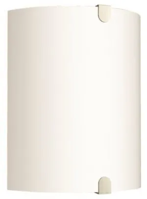 Monument Decorative Wall Sconce Brushed Nickel 8-3/4 Inch  Uses (2) 60-Watt Incandescent Medium Base Lamps