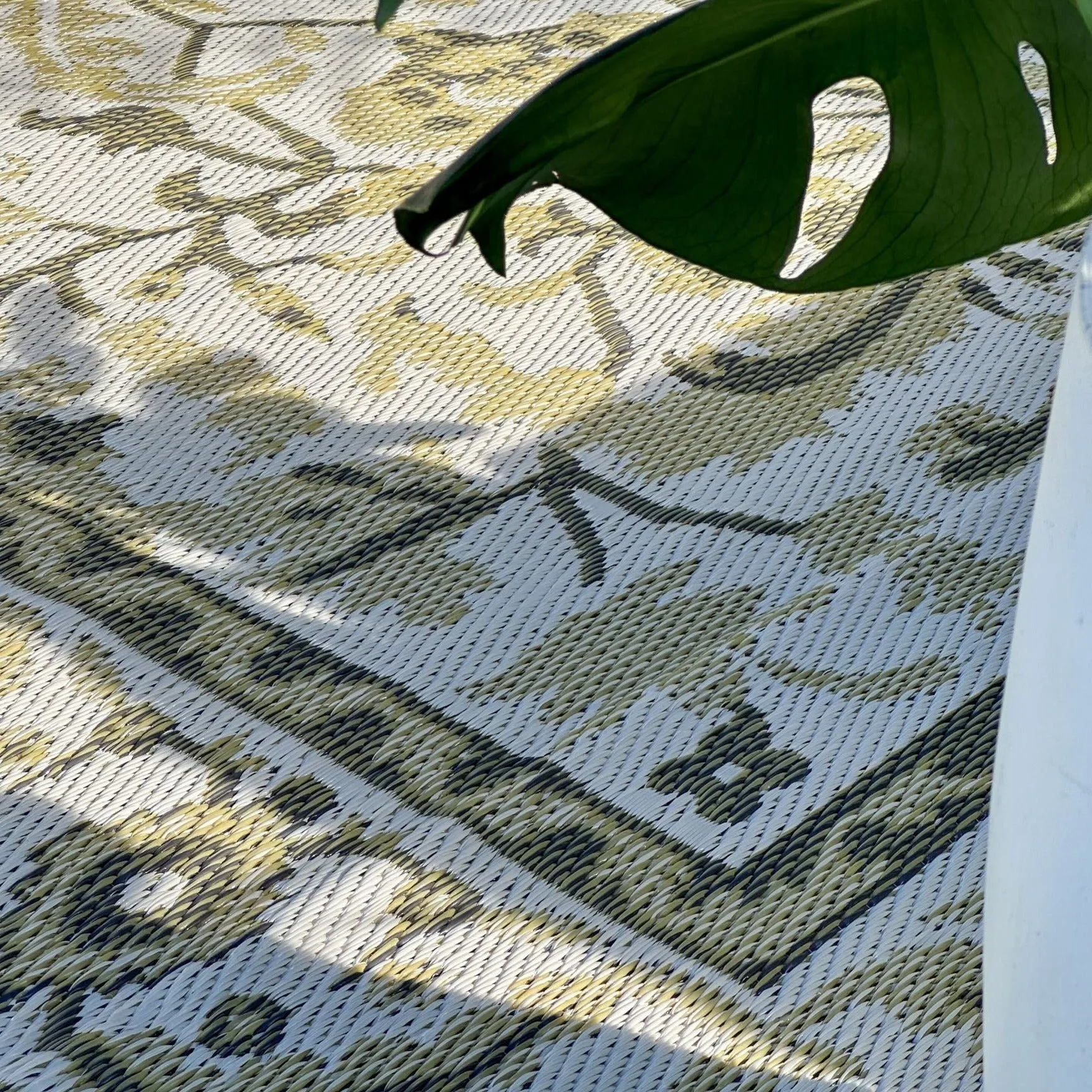 Nain Beige Recycled Plastic Reversible Large Outdoor Rug