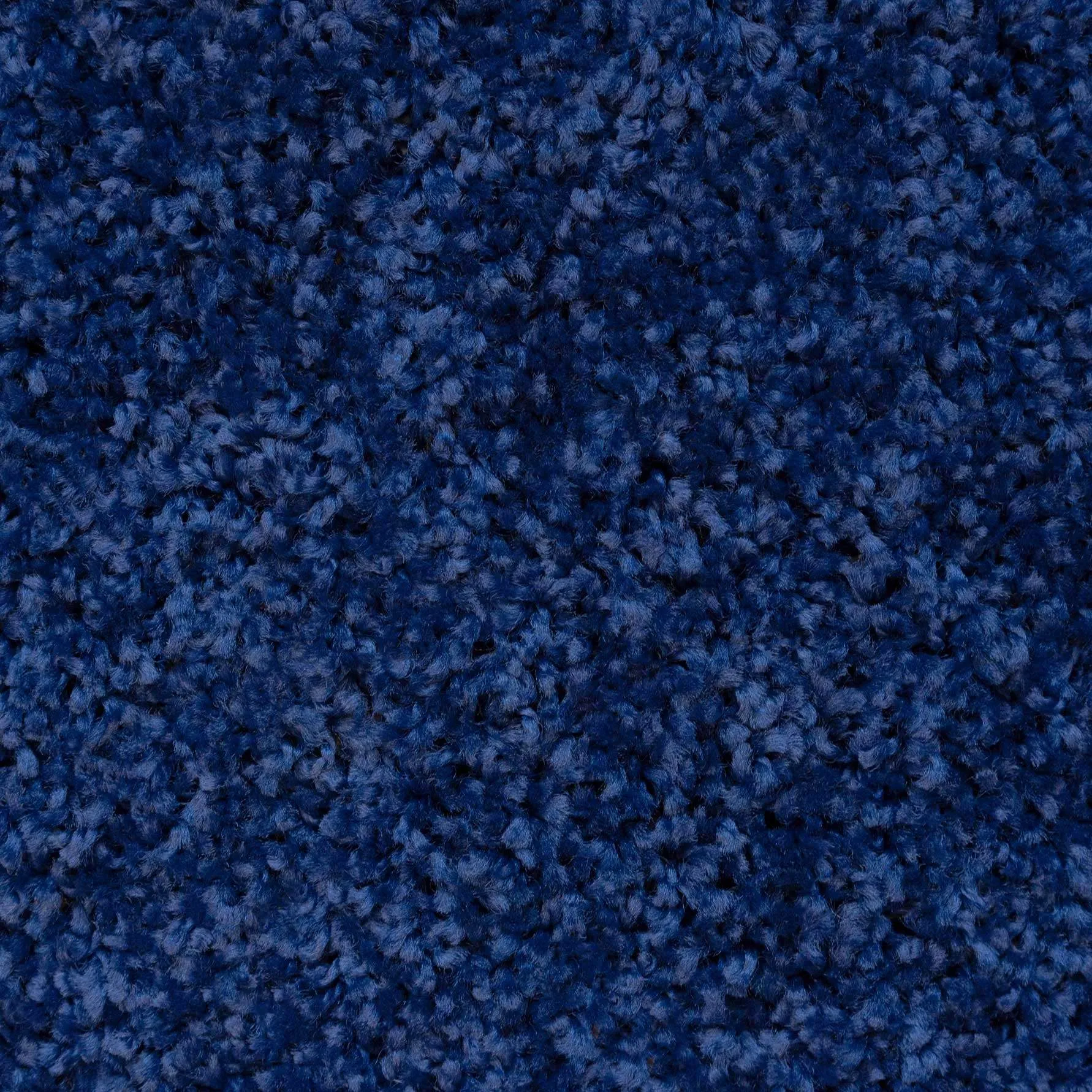 Navy Blue Shaggy Runner Rug