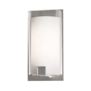 Nolan 13 in. LED Wall Light Satin Nickel Finish