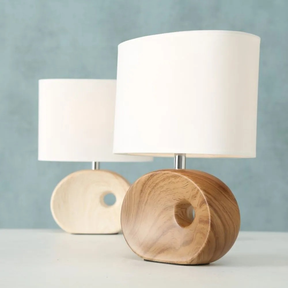 Oak Accent Lamp, assorted
