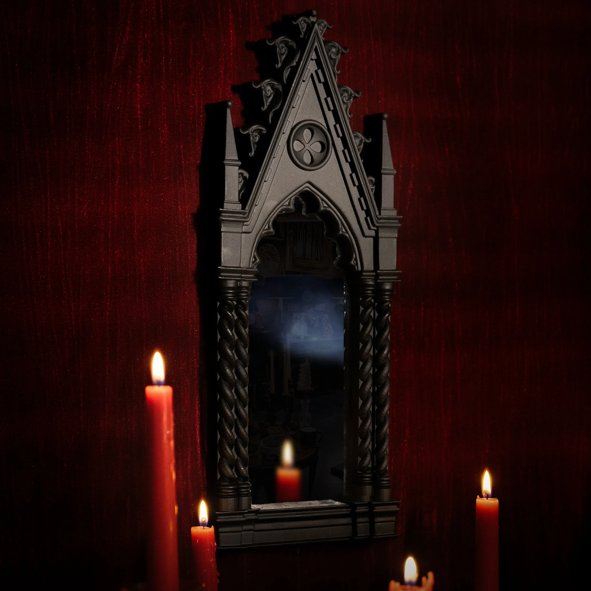 Gothic Cathedral-Inspired Odette Wall Mirror