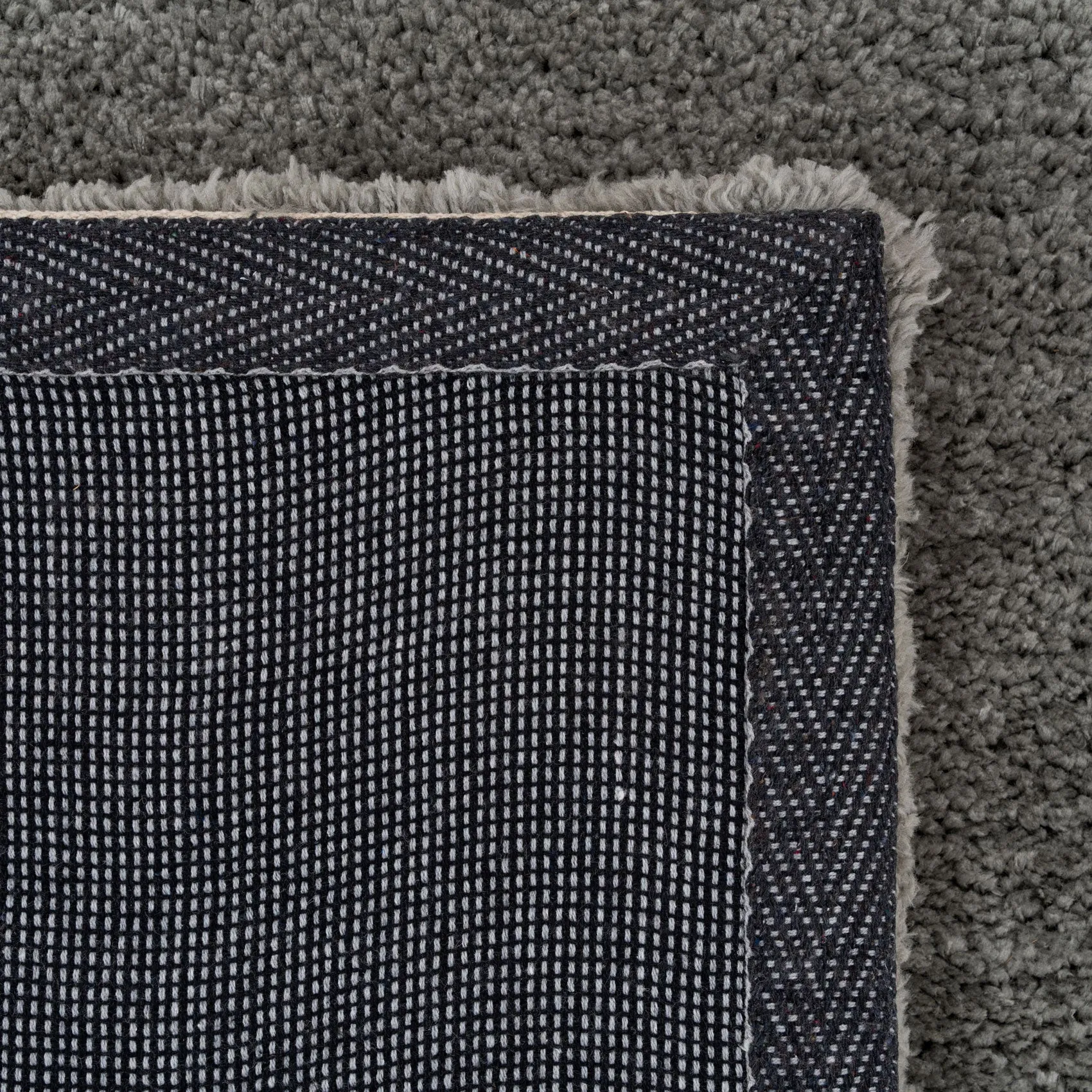 Premium Grey Shaggy Runner Rug - Dove