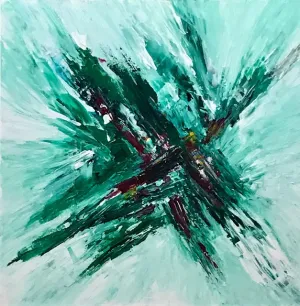 "Heavenly" Original Artwork 36" x 36"