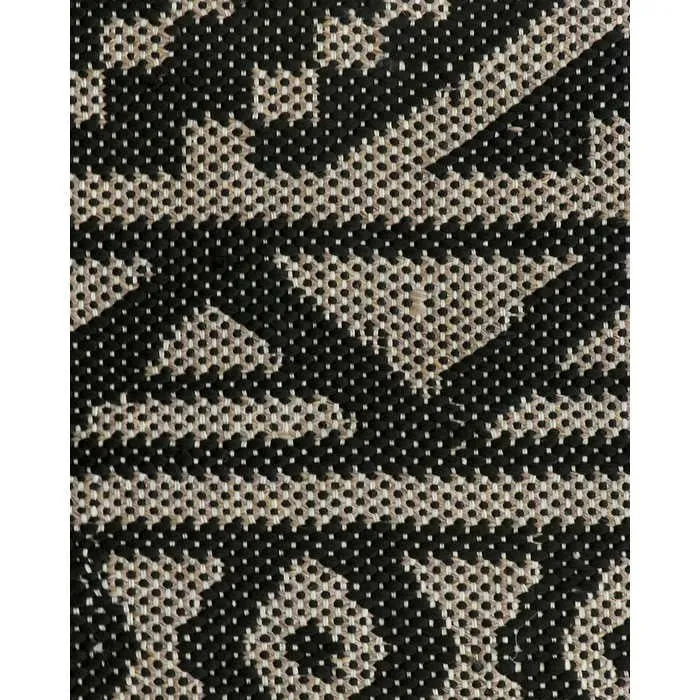Sifiso Outdoor Rug - Black/Taupe