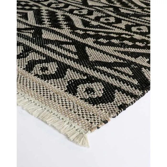 Sifiso Outdoor Rug - Black/Taupe