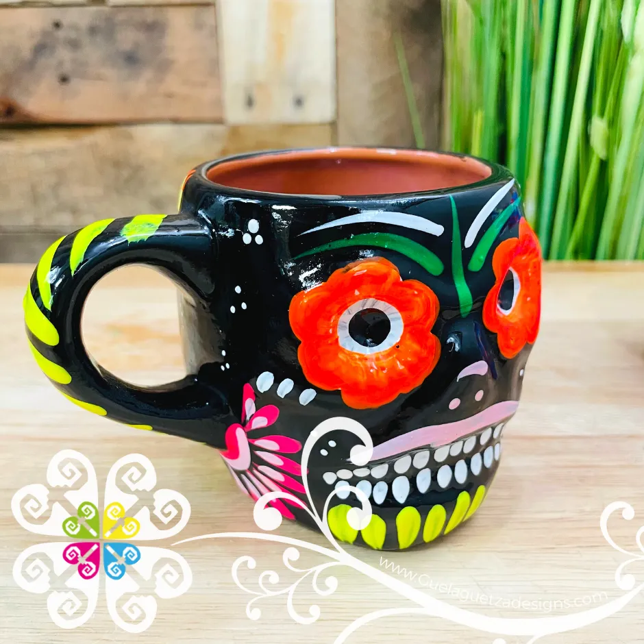 Small Sugar Skull  Mug - Taza Calaverita