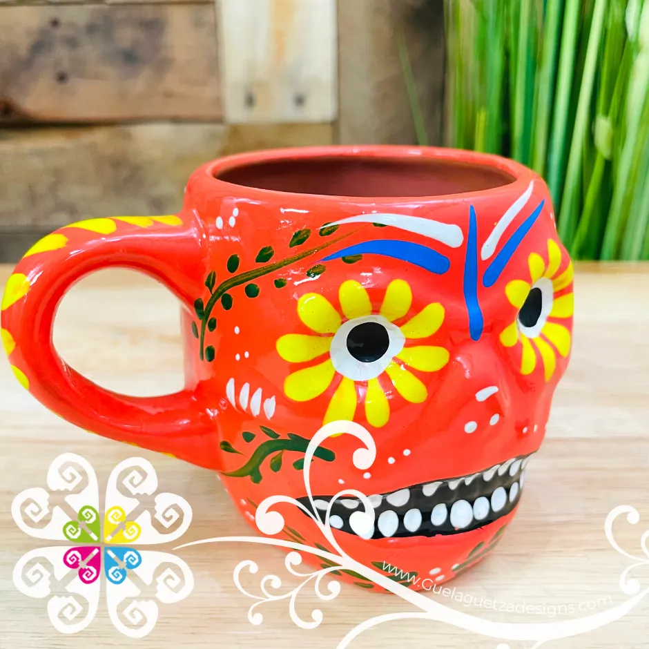 Small Sugar Skull  Mug - Taza Calaverita
