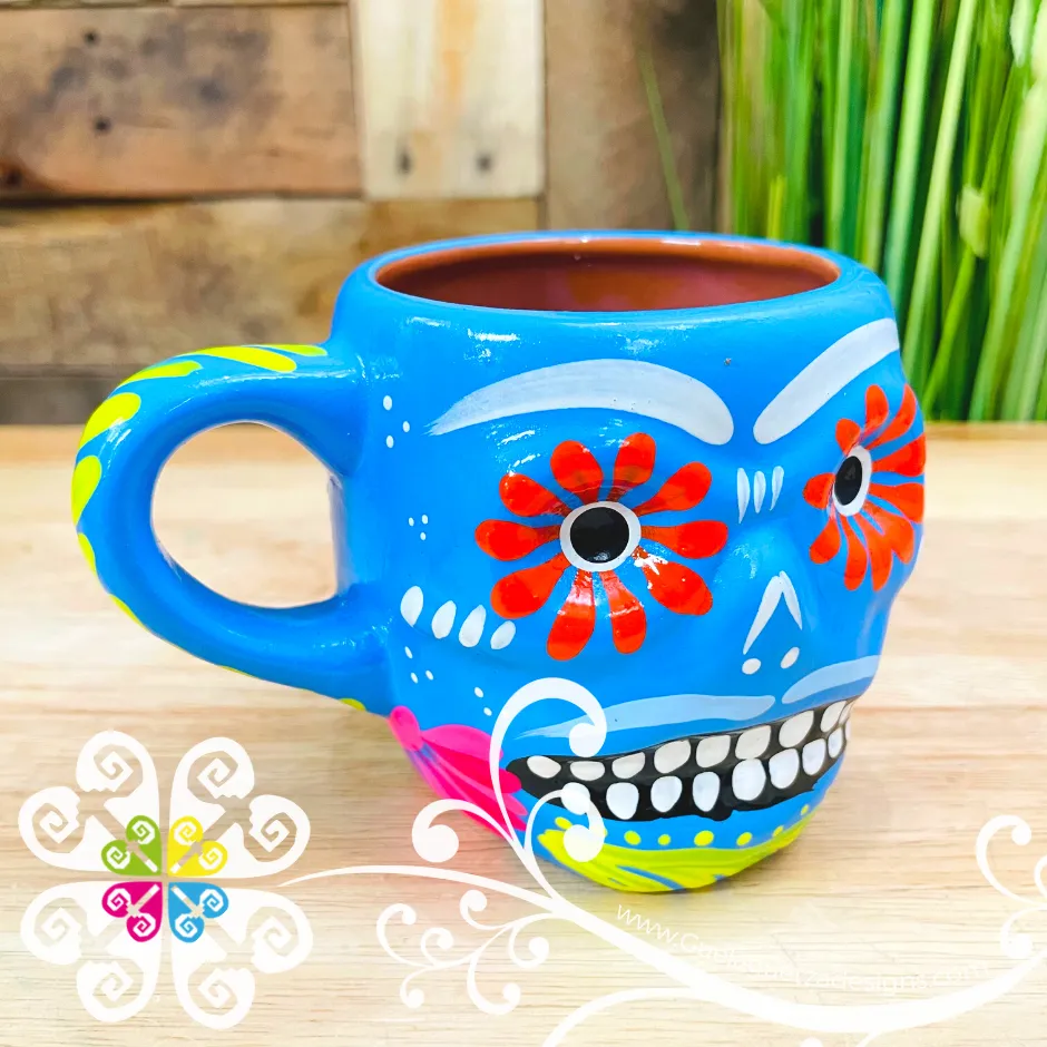 Small Sugar Skull  Mug - Taza Calaverita