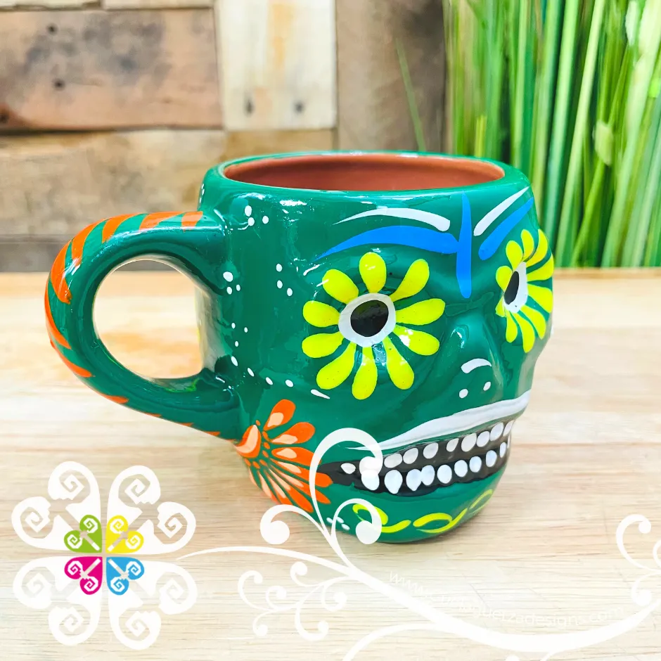 Small Sugar Skull  Mug - Taza Calaverita