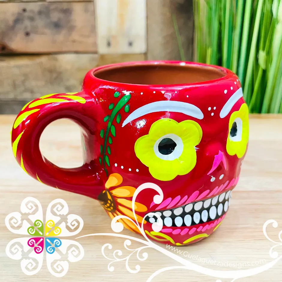 Small Sugar Skull  Mug - Taza Calaverita