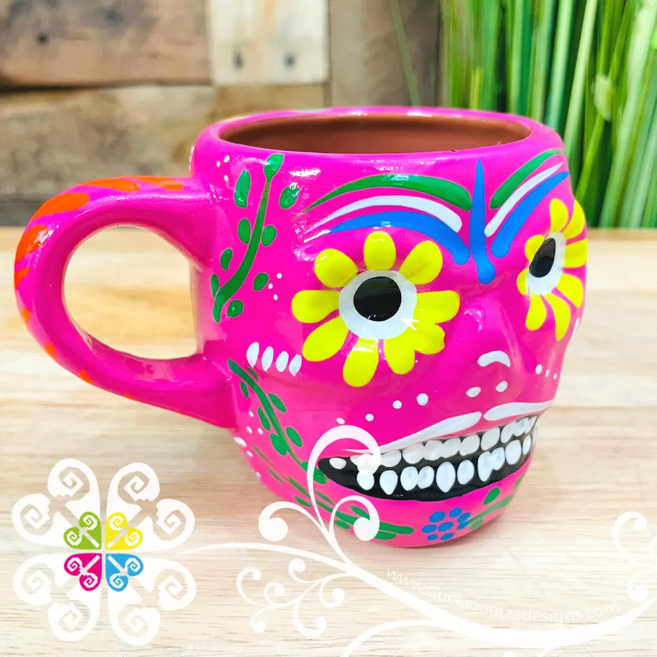 Small Sugar Skull  Mug - Taza Calaverita