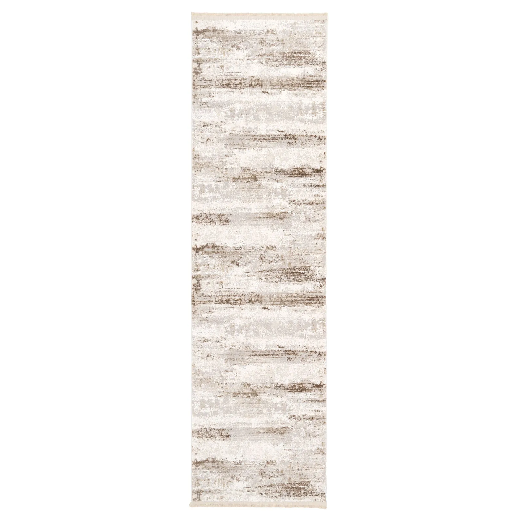 Soft Beige Modern Distressed Rug - Zoya