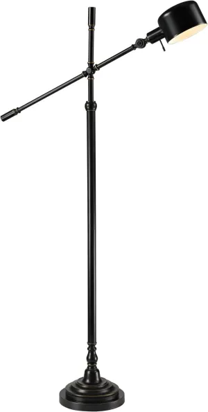 Stratsburg Bronze Adjustable Floor Lamp In Madison Bronze