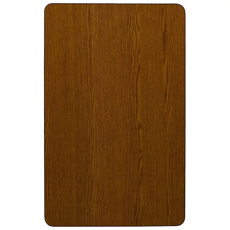 Sydney 24''W x 60''L Rectangular HP Laminate Activity Table - Height Adjustable Short Legs