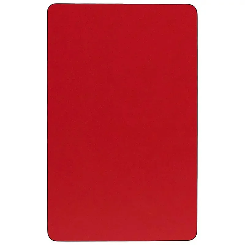 Sydney 24''W x 60''L Rectangular HP Laminate Activity Table - Height Adjustable Short Legs