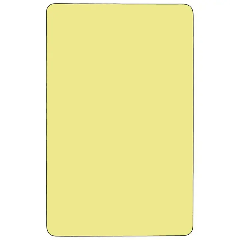 Sydney 30''W x 48''L Rectangular Thermal Laminate Activity Table - Standard Height Adjustable Legs
