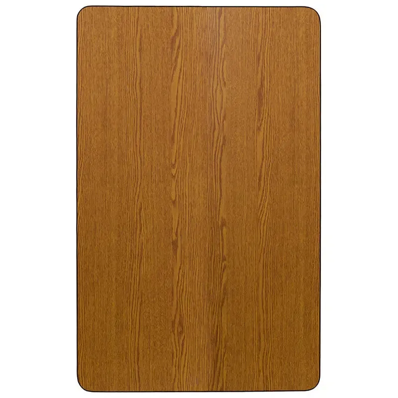 Sydney 30''W x 48''L Rectangular Thermal Laminate Activity Table - Standard Height Adjustable Legs