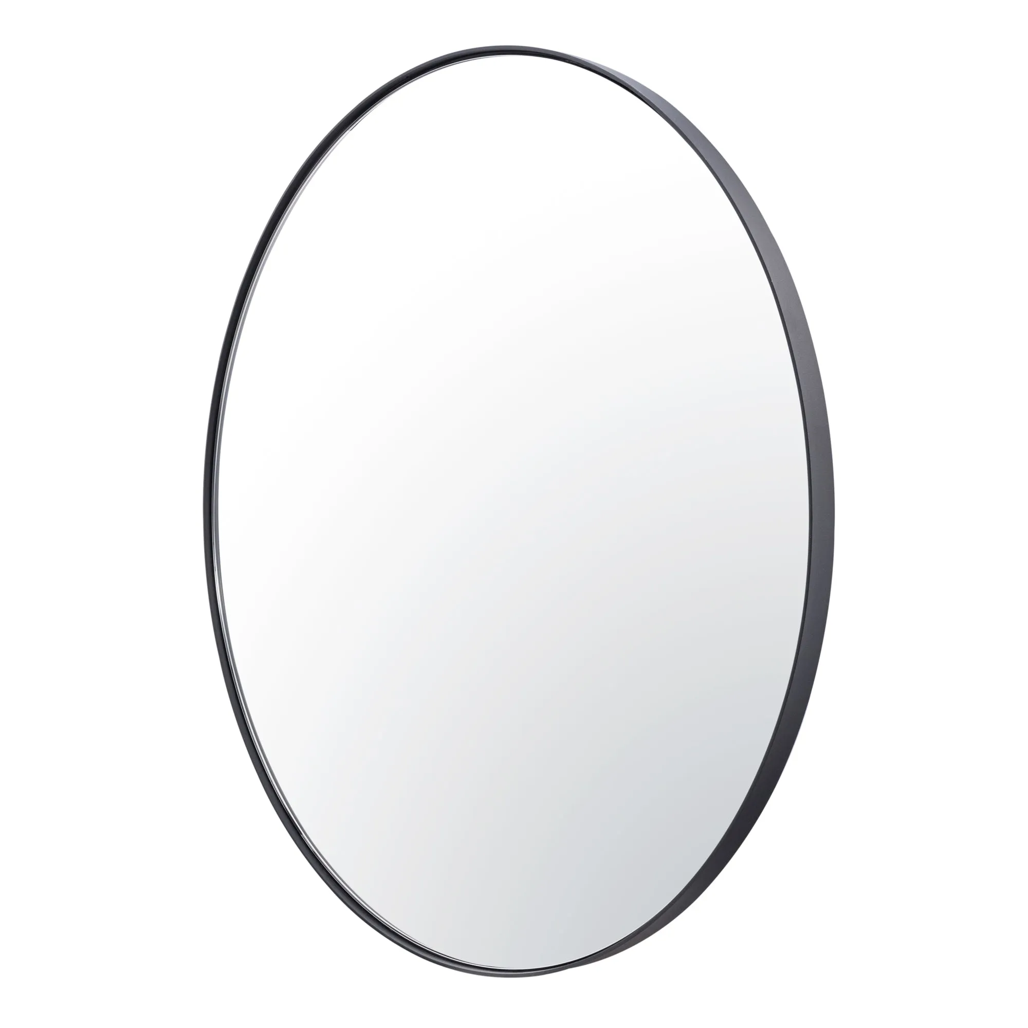 Tablet 458MI30BL 30-Inch Round Wall Mirror - Black