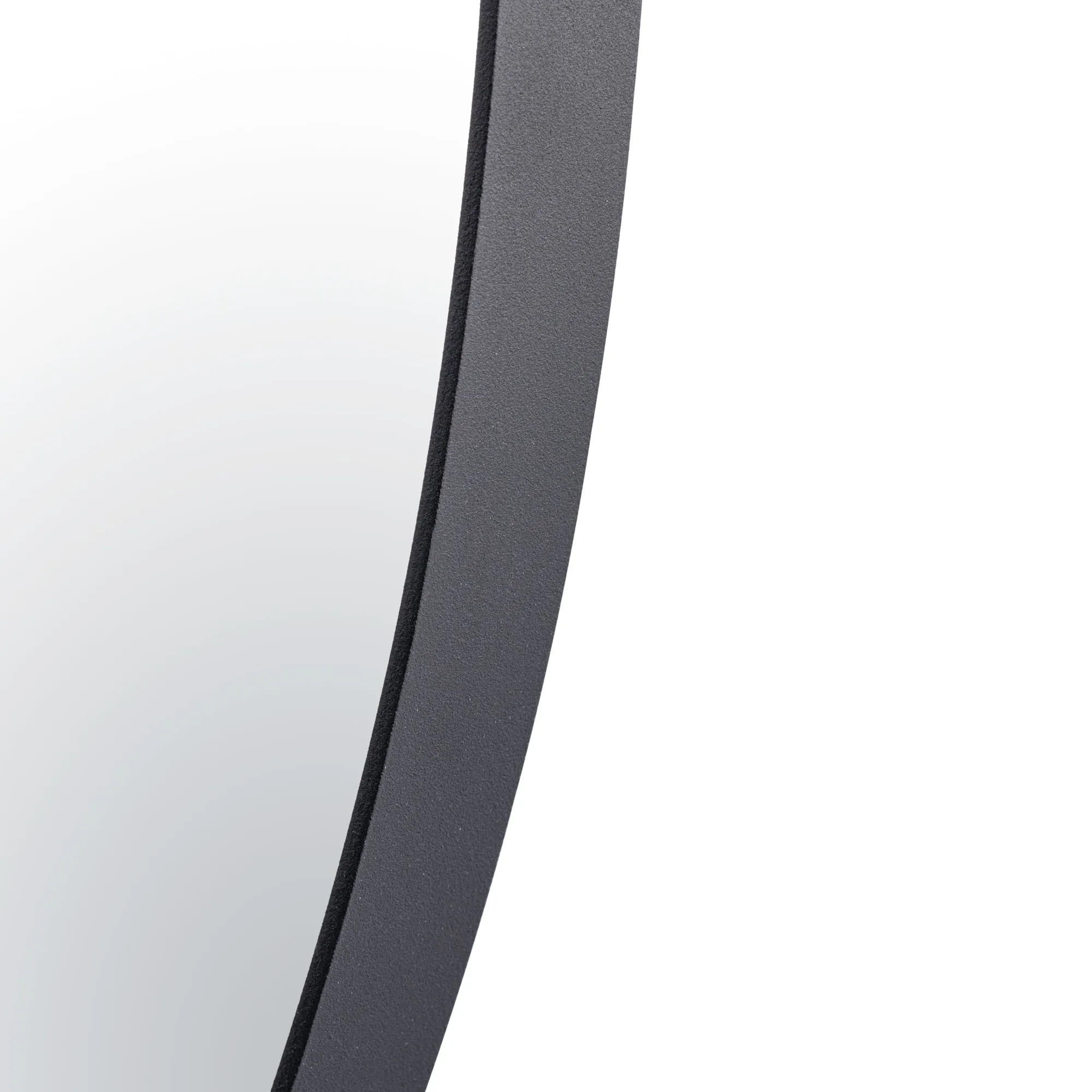 Tablet 458MI30BL 30-Inch Round Wall Mirror - Black