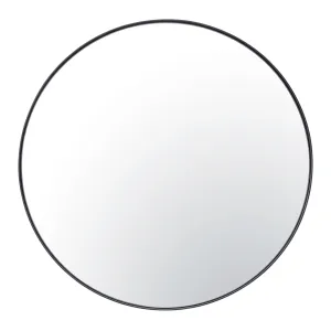 Tablet 458MI30BL 30-Inch Round Wall Mirror - Black