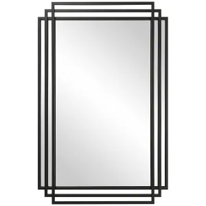 Uttermost Amherst Black Iron Mirror
